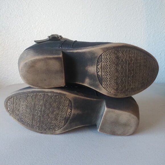 Jellypop women's size 7.5 black and brown ankle boots - Picture 9 of 13